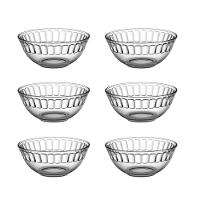 Kit Conjunto 6 Unidades Bowl Carmine Vidro Transparente - 1