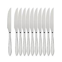 Kit 12 Facas De Mesa Premium Aço Inox Restaurante Buffet Casamento Cozinha Refeições - 1