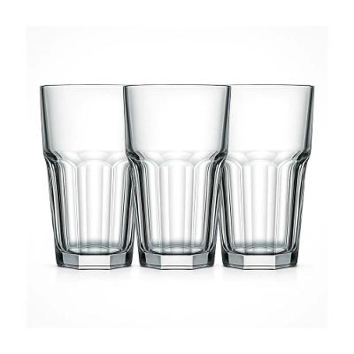 Kit Copos De Vidro Resistente 350ml Transparente Vitaminas Caipirinha