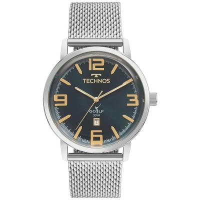 Relógio Technos Masculino Golf Prata - 2115ubk-1a