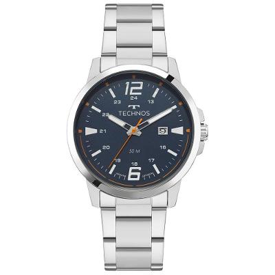 Relógio Technos Masculino Racer Basico Prata - 2115ucm-1l