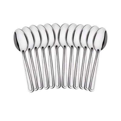 Kit 12 Colheres De Mesa Premium Aço Inox Restaurante Buffet Casamento Cozinha Refeições