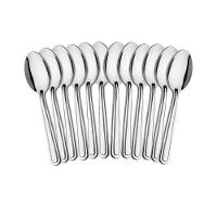 Kit 12 Colheres De Mesa Premium Aço Inox Restaurante Buffet Casamento Cozinha Refeições - 1