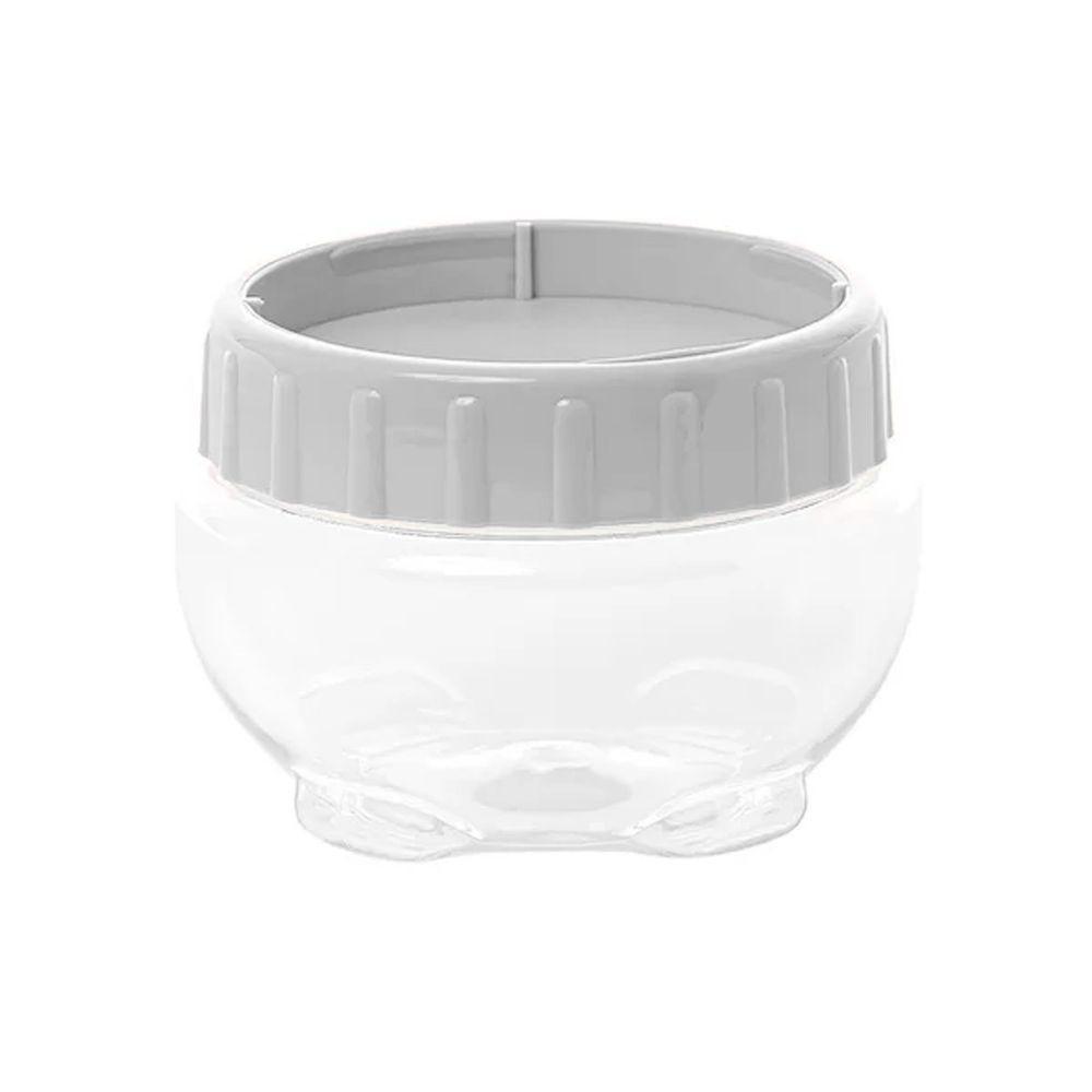 Porta Mantimentos Empilhável 430 Ml Plasvale Branco - 1