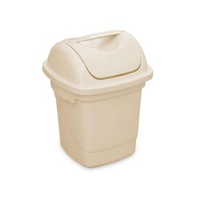 Lixeira Com Tampa Basculante 10 Litros - Plasvale Nude