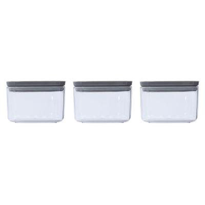 Kit 3 Potes Herméticos Transparentes 500ml Transparente