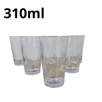 Kit Conjunto 6 Unidades Copo Vidro Arido 310ml - 2