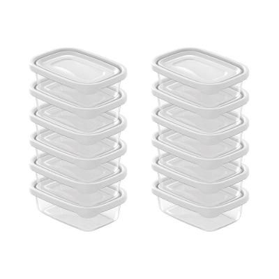 Kit 12 Potes Linha Mais 300ml Branco