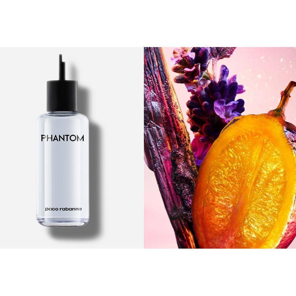 Perfume Phanthom Paco Rabanne Edt Refill Bottle Masculino 200ml - 4