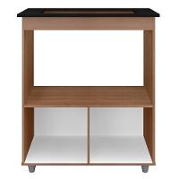 Balcao Com Tampo Cooktop 5 Bocas 75cm 9445 Savana Preto Mobbs - 5