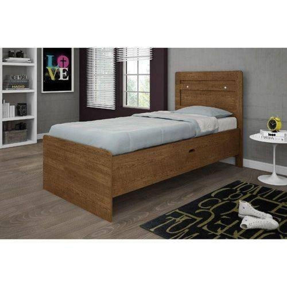 Cama Bau Solteiro Larissa Malbec Framar - 1