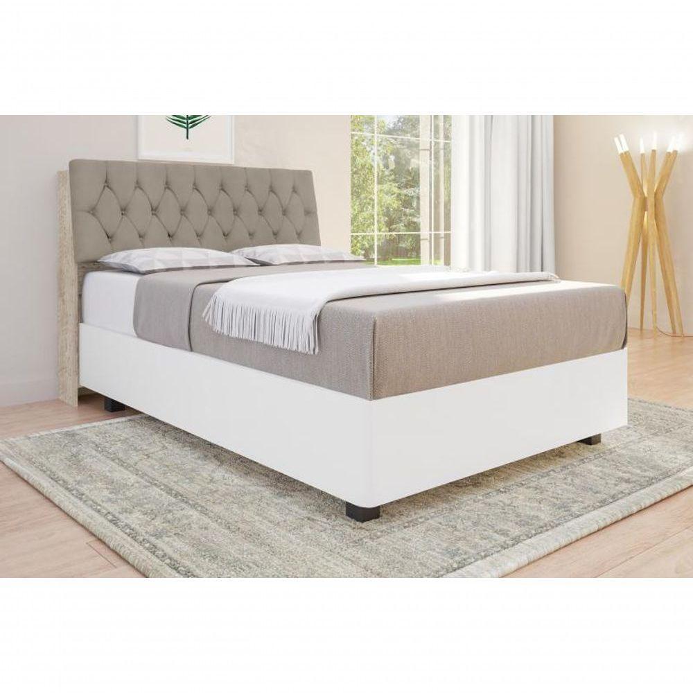 Cabeceira Estofada Yasminne Casal Amarula - 1