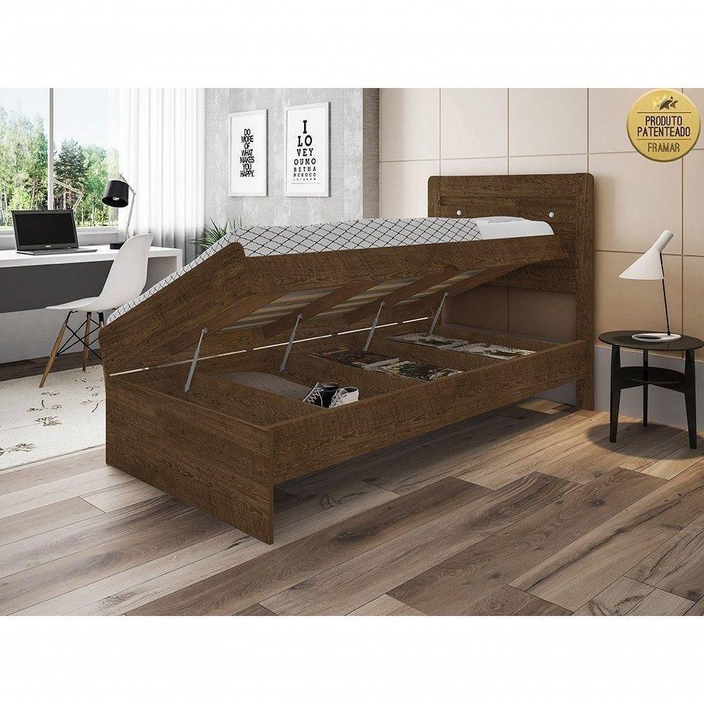 Cama Bau Solteiro Larissa Malbec - 2