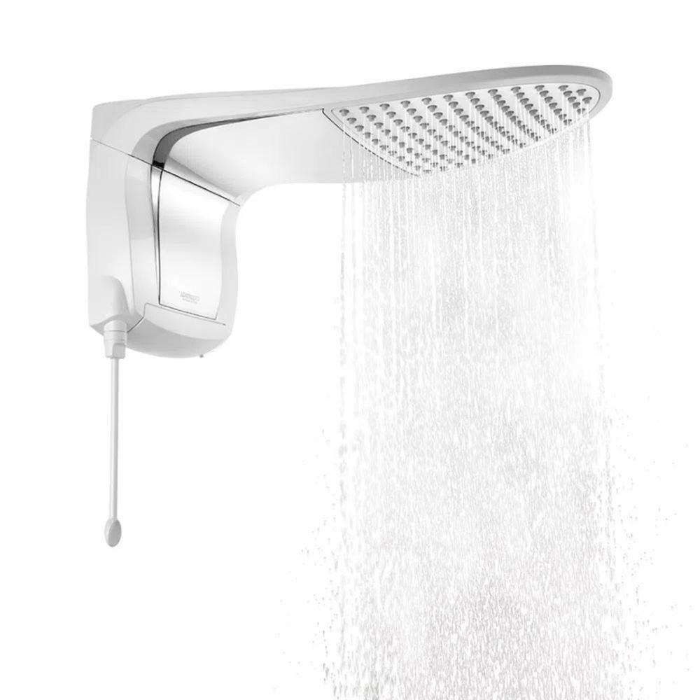 Chuveiro Acqua Wave Ultra 7800w 220V Branco Com Cromado Lorenzetti - 2