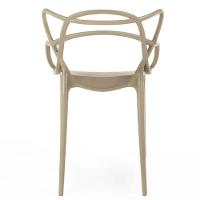 Cadeira Escritório Allegra Escrivaninha Sala Nude - 3