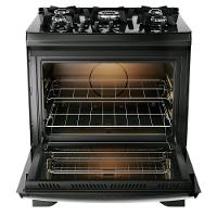 Fogão 5 Bocas Dako Supreme Black Glass Digital Bivolt - 6