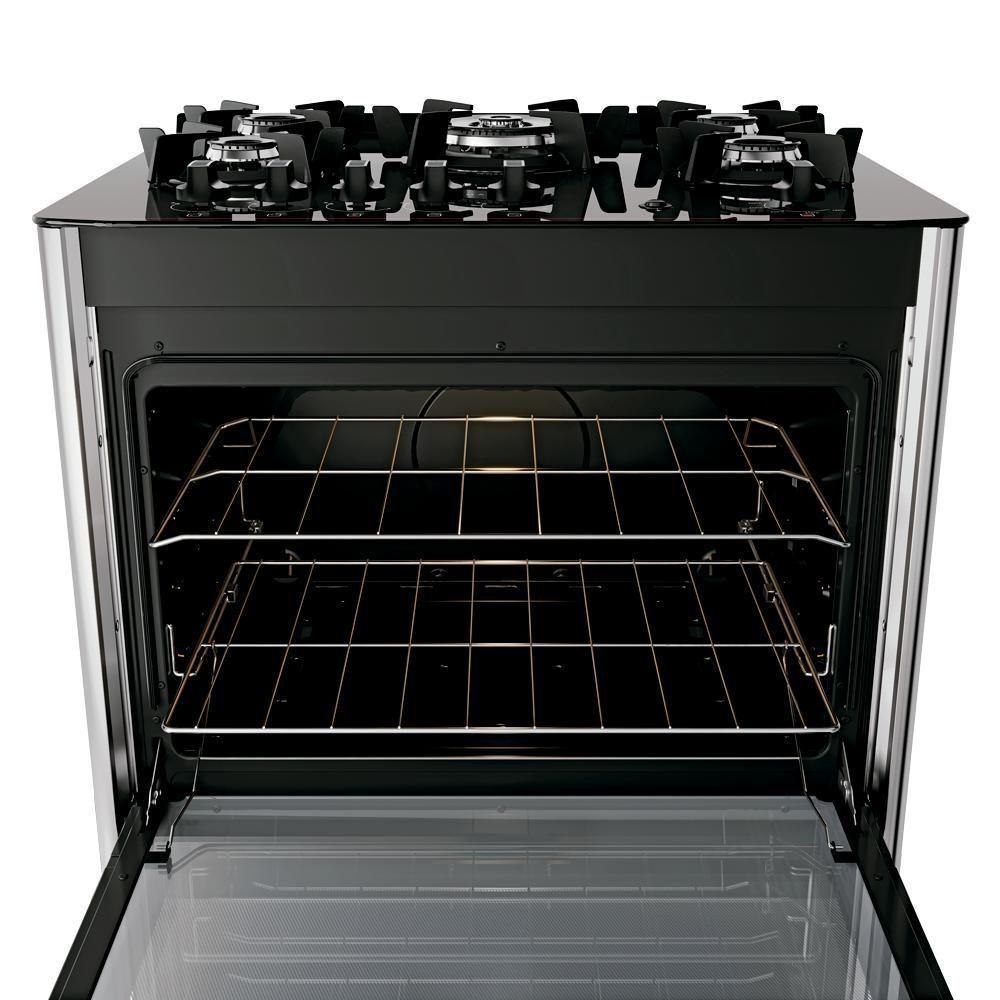 Fogão 5 Bocas Dako Magister Style Mesa de Vidro Preto Bivolt - 4