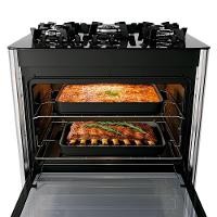 Fogão 5 Bocas Dako Magister Style Mesa de Vidro Preto Bivolt - 7