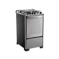 Fogão 4 Bocas Dako Magister Style Mesa Inox Espelhado Preto Bivolt - 2