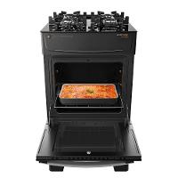 Fogão 4 Bocas Atlas Atenas Glass Mesa de Vidro Preto Bivolt - 3