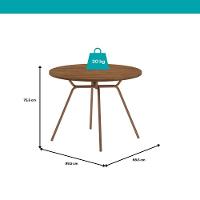 Conjunto Sala De Jantar 4 Cadeiras San Francisco Carraro