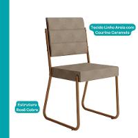 Conjunto Sala De Jantar 4 Cadeiras San Francisco Carraro - 7