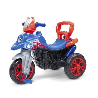Moto Infantil Triciclo Com Pedal E Haste Para Segurar