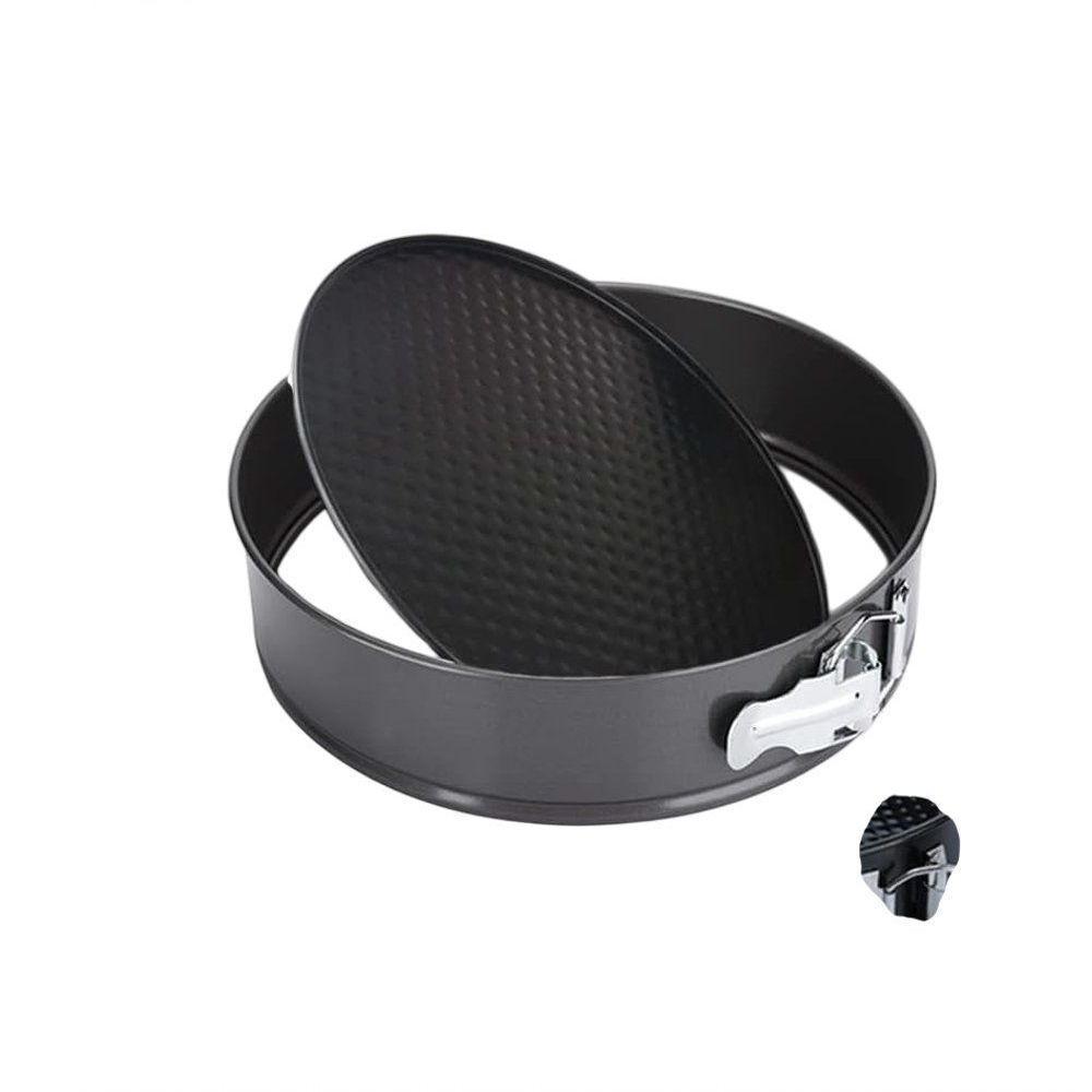 Kit 3 Formas Redonda Fundo Removível Para Tortas Com Travas Lateral Premium - 5