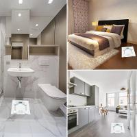 Balança Digital Corporal De Vidro Temperado Eletrônica Para Banheiro Quarto Academia Quadrada Transparente De Chão 180kg - 4