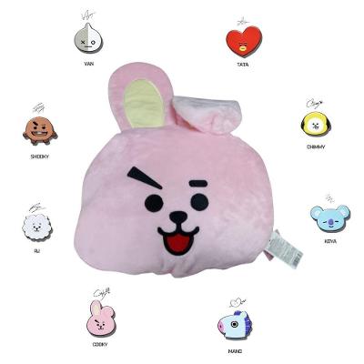 Manta Com Almofada Bt21 Rosa Presente K-pop Bts Perfeito Cooky Jungkook