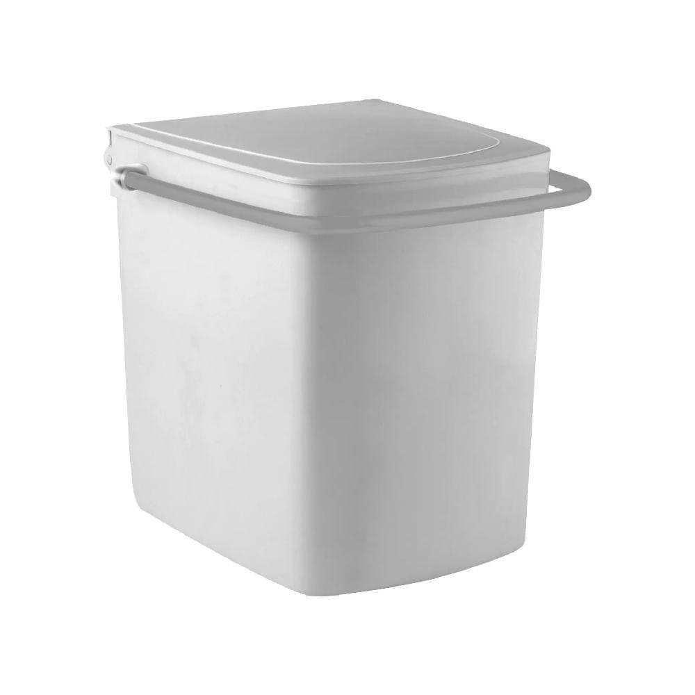 Lixeira 24x29x25,5cm Alça Curta Silver - 1198 - Cris-metal Lixeira 24x29x25,5cm Alca Curta Silver 1198 Cris Metal - 1