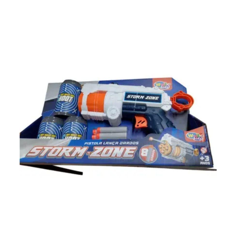Arminha De Brinquedo Infantil Pistola Lança Dardos Tiro Ao Alvo - 5