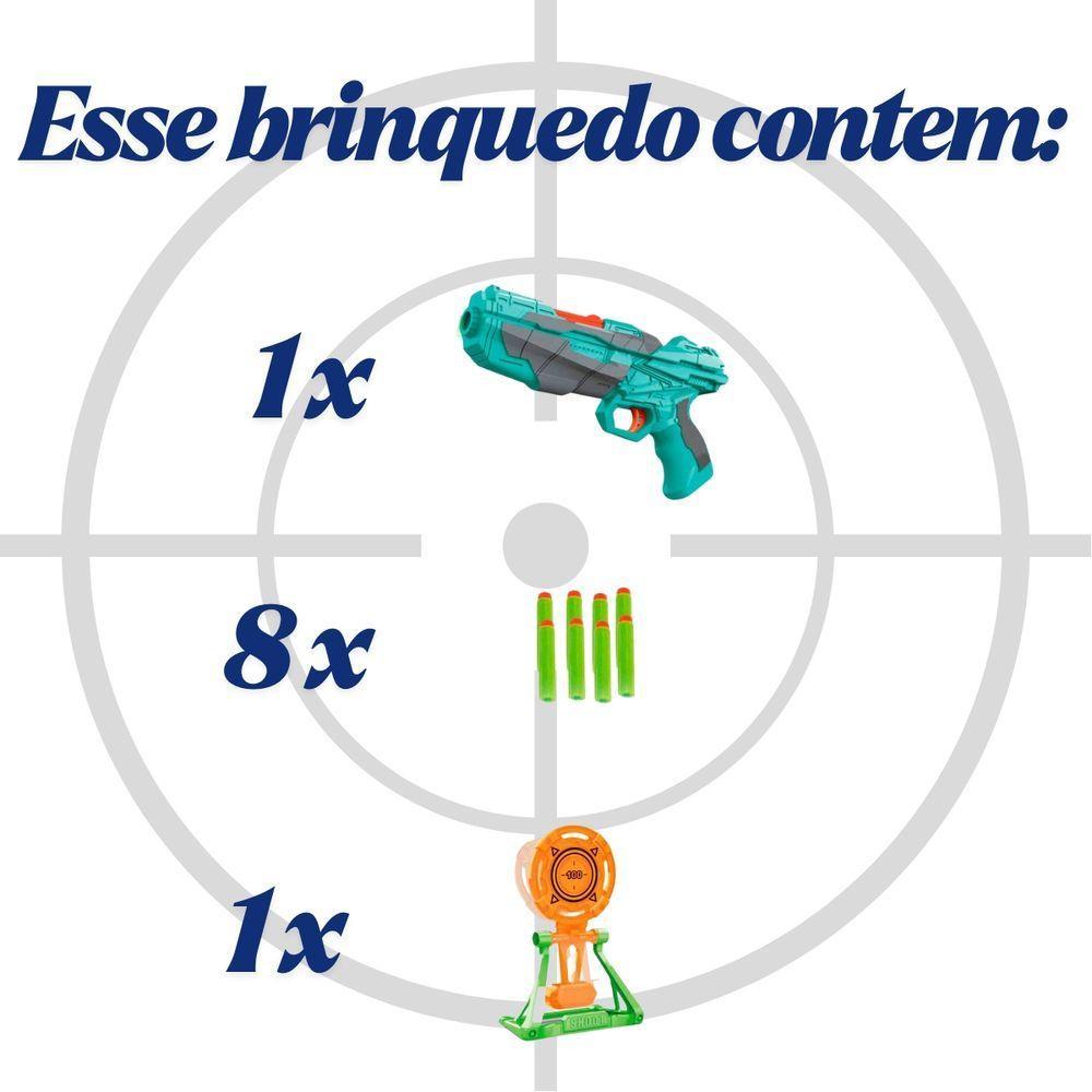 Arminha Infantil De Brinquedo Tiro Ao Alvo Com Dardos Pistola - 4