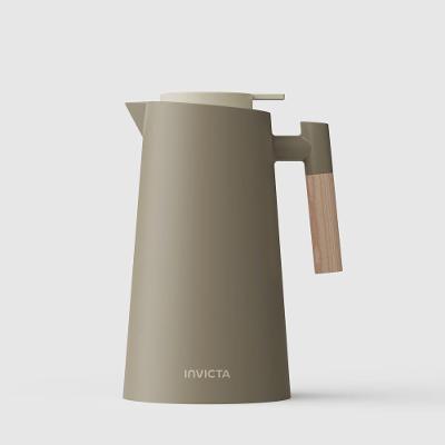 Garrafa Térmica Cori Com Gatilho 1l Bege Linho Invicta