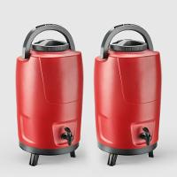 Kit Com 2 Botijões Térmicos 12l Vermelho Velvet Invicta - 1