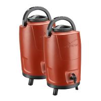 Kit Com 2 Botijões Térmicos 12l Vermelho Velvet Invicta - 2