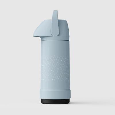 Garrafa Térmica Glt Pressão 1l Chuva Azul Garoa Invicta