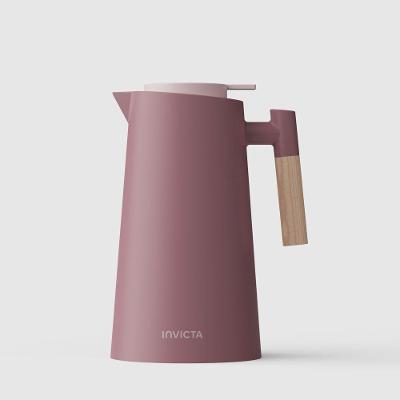 Garrafa Térmica Cori Com Gatilho 1l Rosa Vintage Invicta