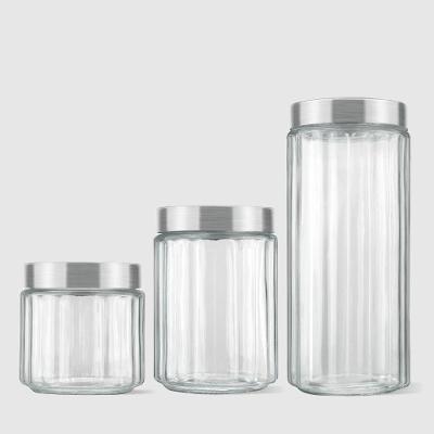 Kit Com 3 Potes Redondos Collection Invicta
