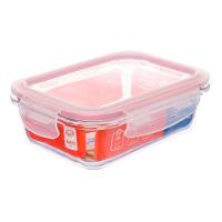 Kit Com 10 Potes De Vidro Herméticos Retangulares 640ml Marmita Ideal Invicta - 6