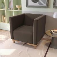 Poltrona Ravena Kappesberg Suede Café - 1