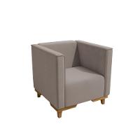 Poltrona Ravena Kappesberg Veludo Cinza - 2