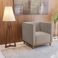 Poltrona Ravena Kappesberg Veludo Cinza - 10