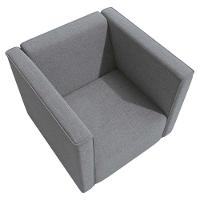 Poltrona Ravena Kappesberg Linho Cinza - 5