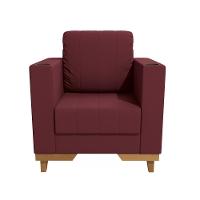 Poltrona Maya Kappesberg Veludo Bordô - 2