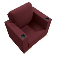 Poltrona Maya Kappesberg Veludo Bordô - 8