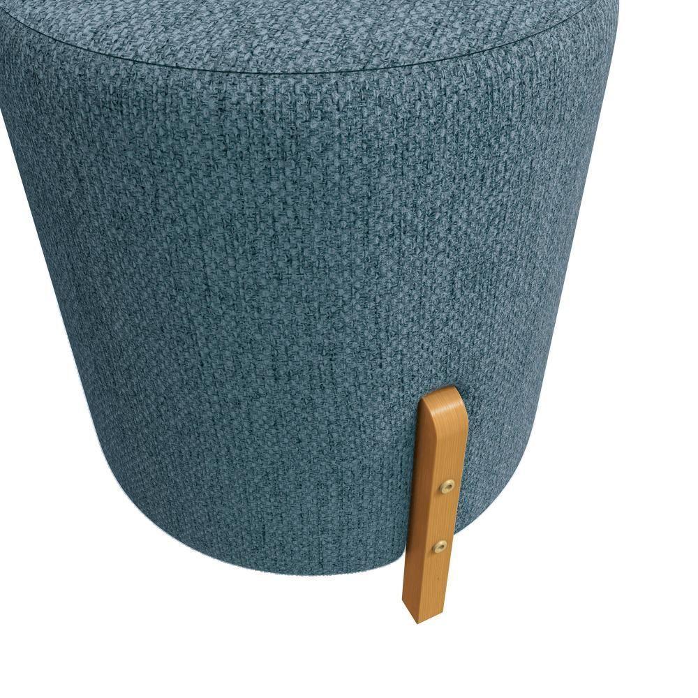 Puff Ravi Kappesberg Linho Azul - 5