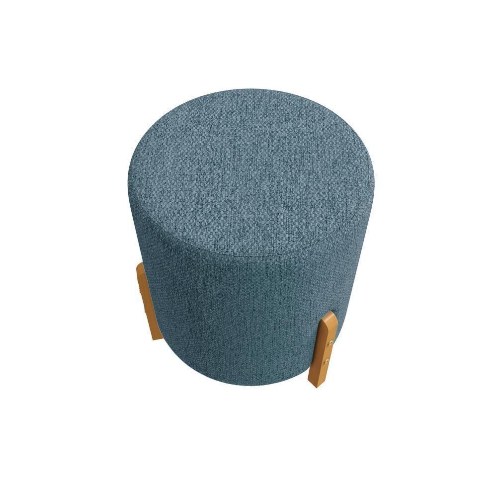 Puff Ravi Kappesberg Linho Azul - 6