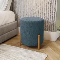 Puff Ravi Kappesberg Linho Azul - 1