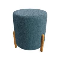 Puff Ravi Kappesberg Linho Azul - 2